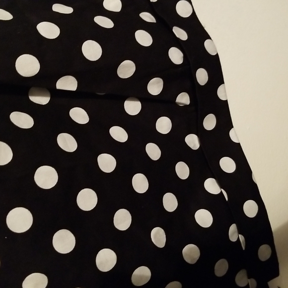 BCBGMAXAZRIA Polka Dots Poplin Romper Shorts Jumpsuit One Shoulder - Picture 5 of 9